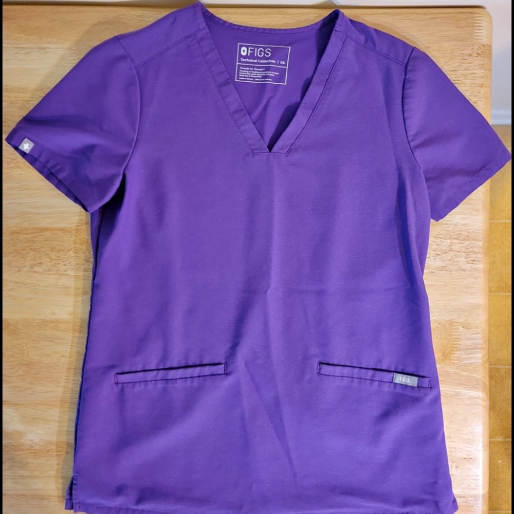 Figs Scrubs Set XS (regular top & petite pants)